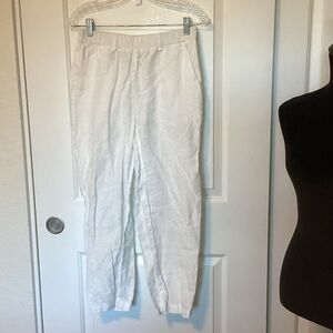 Quince Women's White Linen Pants S